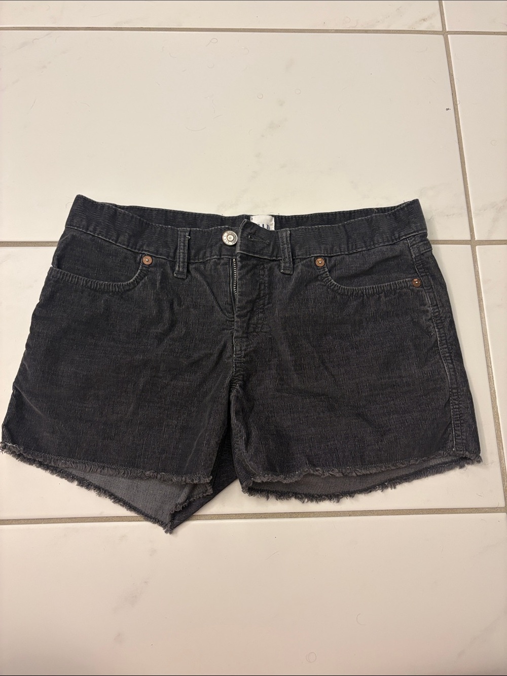GAP Women's Black Corduroy Shorts